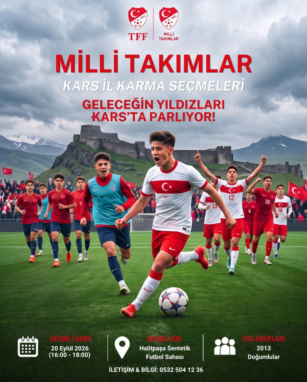 Kars’ta Milli Takım seçmeleri heyecanı
