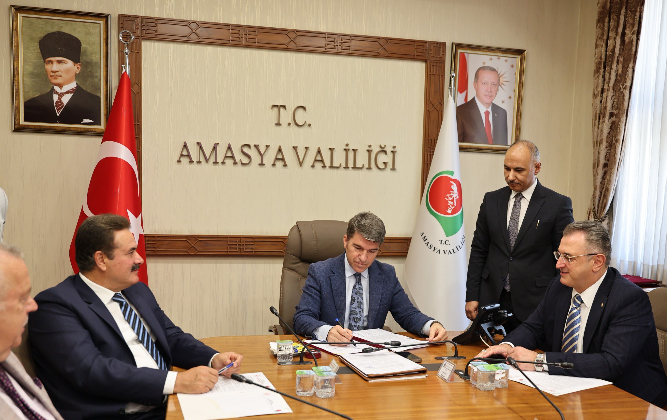 Gümüşhacıköy Organize Sanayi Bölgesi İçin Kuruluş Protokolü İmzalandı