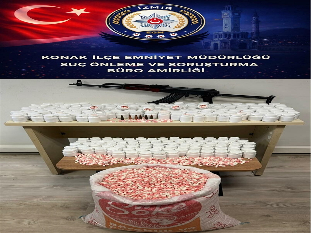 Konak’ta Uyuşturucu Ve Silah Operasyonu: Firari Hükümlü Yakalandı