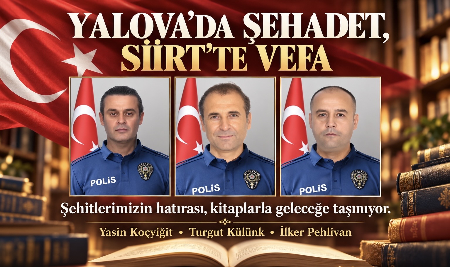 Yalova’da Şehadet, Siirt’te Vefa: Bu Millet Şehitlerini Unutmayacak