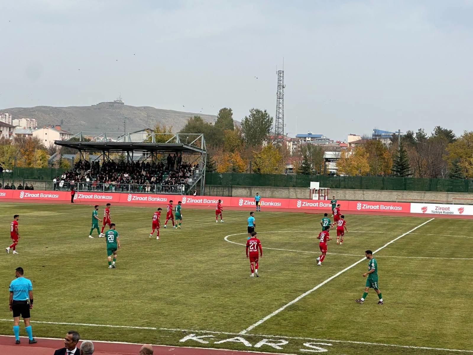 Kars 36 Spor, Türkiye Kupası’na 3. Tur’da Veda Etti