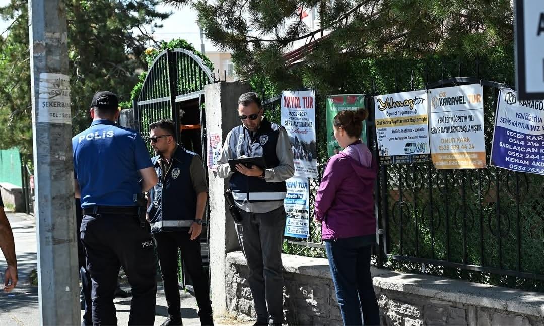 Kars’ta Okul Çevrelerinde Güvenlik Denetimi Sürüyor
