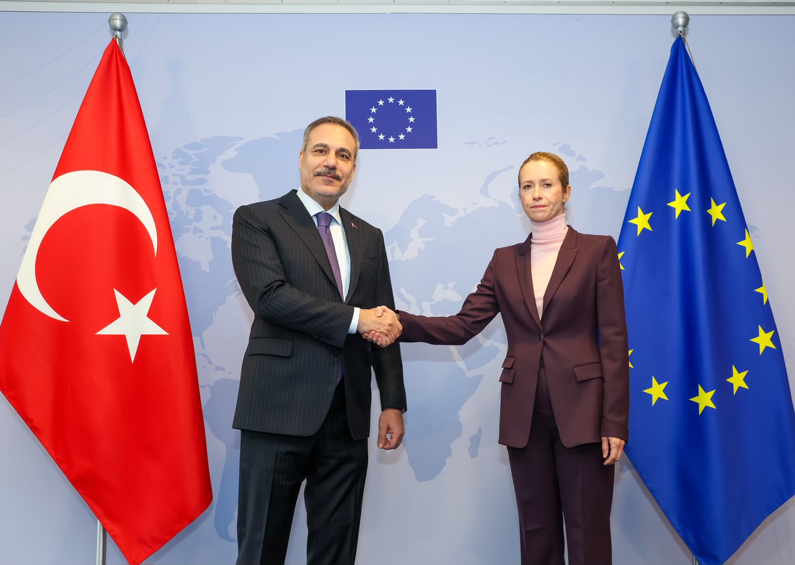 Bakan Fidan Brüksel’de Kaja Kallas İle Görüştü