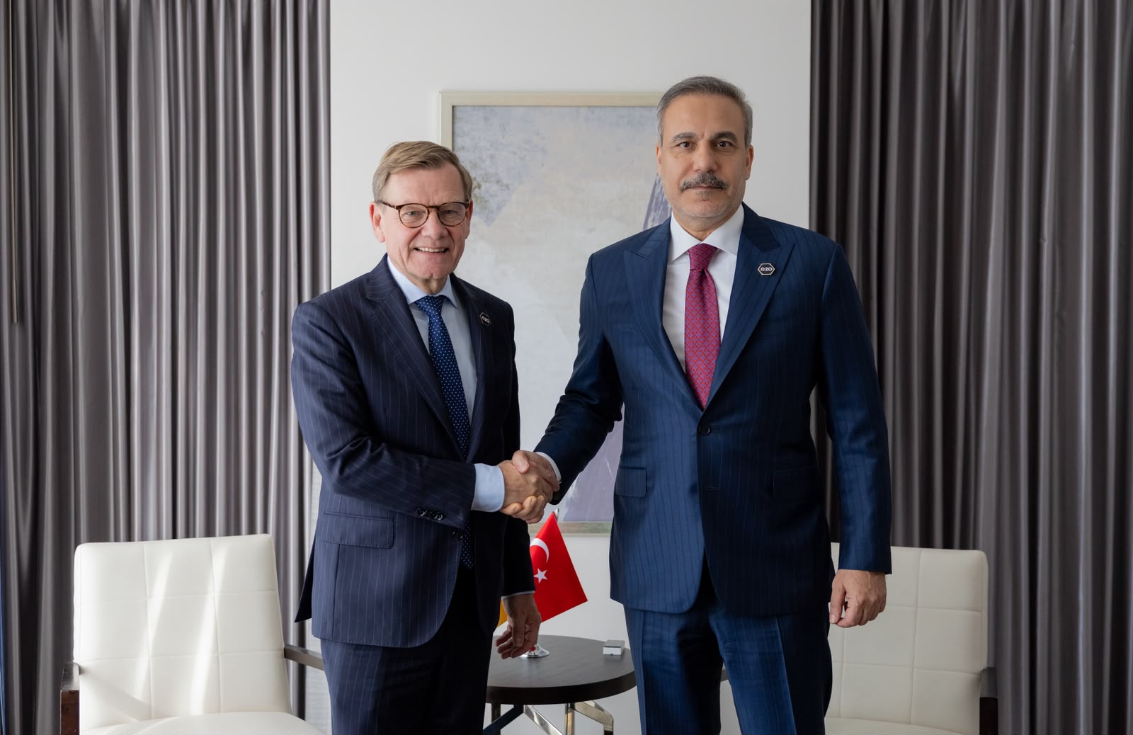 Dışişleri Bakanı Hakan Fidan Atlanta’da Almanya Dışişleri Bakanı Wadephul ile Bir Araya Geldi