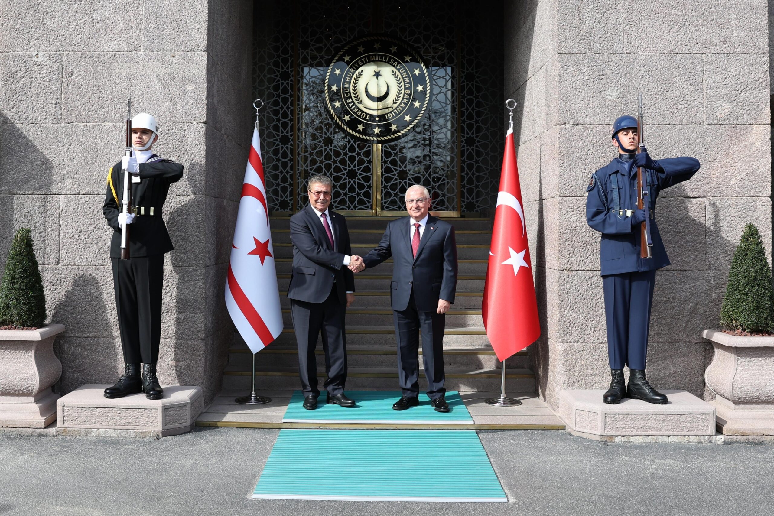 Milli Savunma Bakanı Güler, KKTC Başbakanı Üstel İle Görüştü