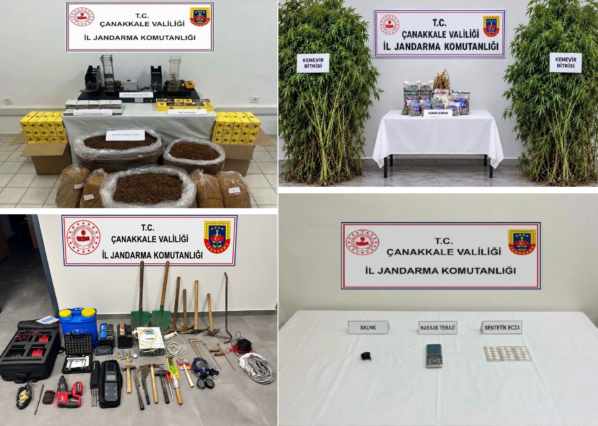 3 İlçe, 3 Ayrı Operasyon! Çanakkale’da Jandarma KOM Ekipleri Kaçakçılara Nefes Aldırmıyor
