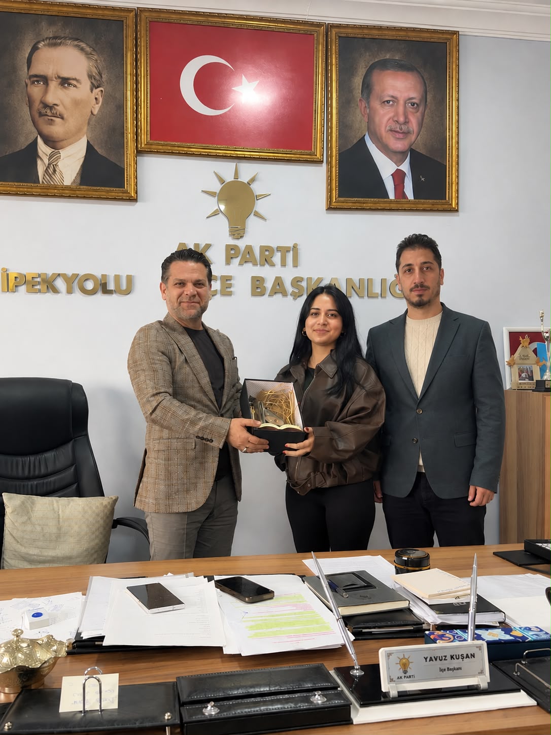 Türkiye Birincisi Zeynep Nurşah Alan’dan Yavuz Kuşan’a Ziyaret